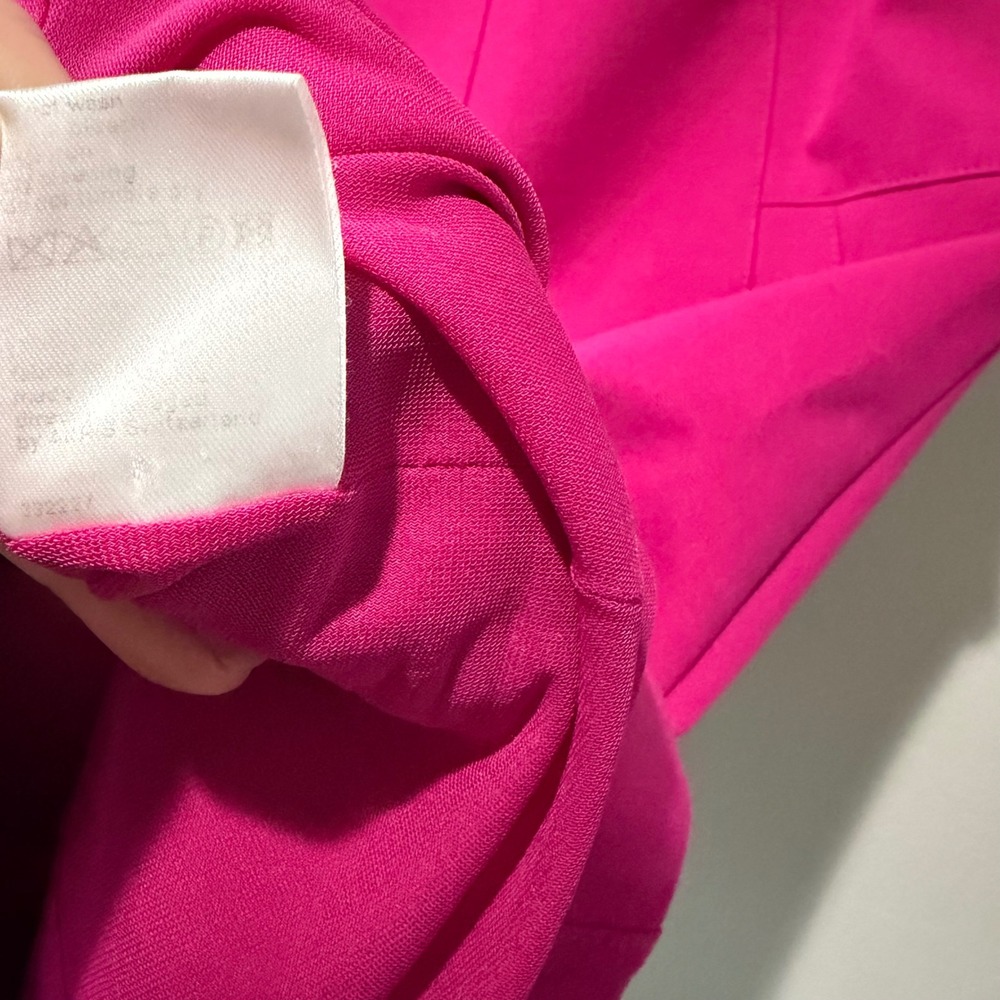Akris Punto Sheath Dress Womens 10 Fuchsia Pink Sleeveless Jersey Office Career - Picture 6 of 12
